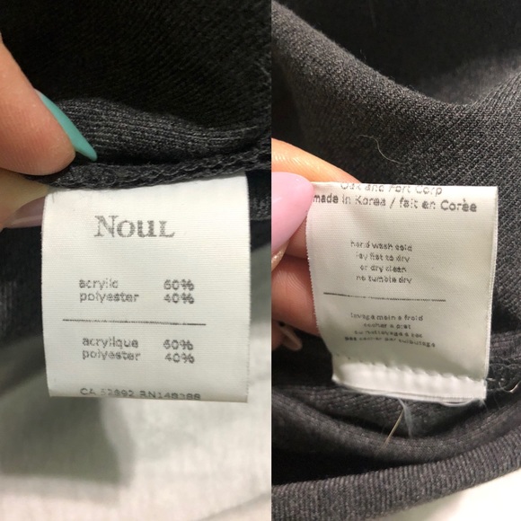 Noul (Oak & Fort) Gray overall bib dress - Picture 8 of 8